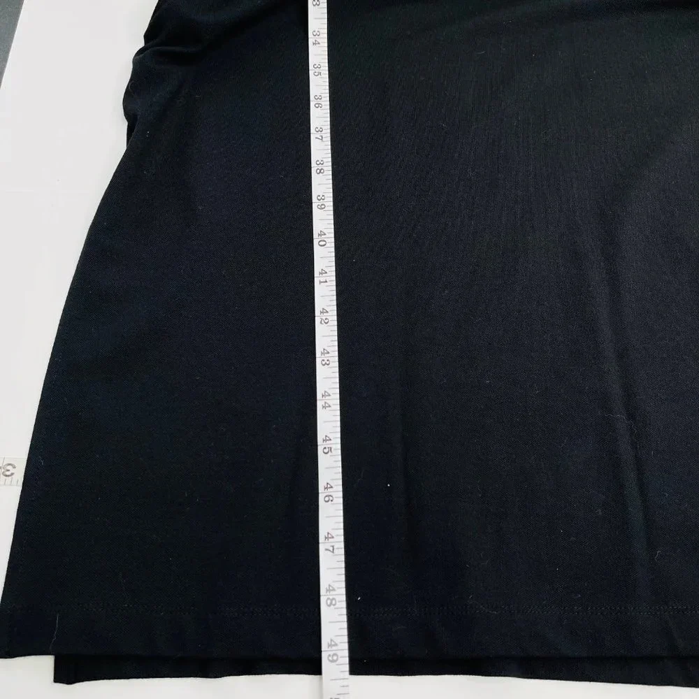 Vintage‎ Talbots Maxi Dress Womens S Black Knit V Neck Shift Career Wear Casual - Picture 10 of 11